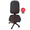 Ver imagem 1 de Cadeira de Escritório Tescaro Presidente Reforçada Gomada sem Braços - Sintético Preto