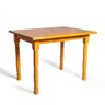 Conjunto de Mesa Mônaco 110x80 com 4 Cadeiras Estofadas – Natural – Jm Móveis - 2