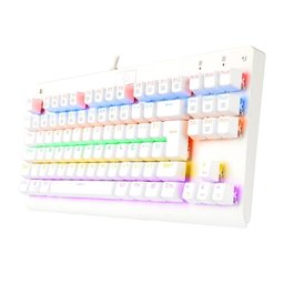 Teclado Mecanico Redragon Dark Avenger Lunar White Switch Brown, K568W-R PT-BROWN - 3