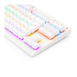 Teclado Mecanico Redragon Dark Avenger Lunar White Switch Brown, K568W-R PT-BROWN - 7