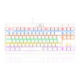 Teclado Mecanico Redragon Dark Avenger Lunar White Switch Brown, K568W-R PT-BROWN - 1