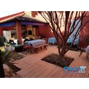 Ver imagem 3 de Deck de Madeira Modular 45x45 Cm Réguas 7 Cm Neonx com Pintura:osmocolor Imbuia Semi Tran