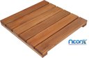 Ver imagem 1 de Deck de Madeira Modular 45x45 Cm Réguas 7 Cm Neonx com Pintura:osmocolor Imbuia Semi Tran
