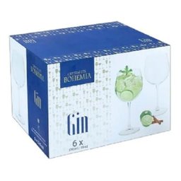 JOGO DE TAÇAS GIN 6 PEÇAS CRISTAL DEGUSTAÇÃO 570ML BOHÊMIA 4S032/GIN - 3