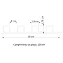 Ver imagem 5 de Placa de Painel Ripado Eco 290 X 16 X 2,5 Cm Wpc