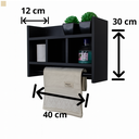 Ver imagem 4 de Nicho Porta Toalha Preto com Fundo