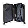 Mala de Viagem Media Expansível em ABS IKA Taurus Rodas Duplas Cadeado TSA Tam: M Preta - 4