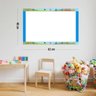 Lousa Quadro Branco em PVC Infantil 62x40 cm Galinha Pintadinha Ref 02 - 2