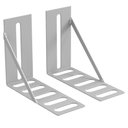 Ver imagem 1 de Kit 2 Frame Suporte Adaptador de Cabeceira Metalico Artte