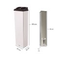 Ver imagem 2 de Kit Lixeira e Porta Copo Descartavel Água Inox 15 Litros