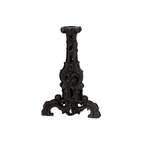 Pé de Mesa Apoio Base Samambaia em Ferro Fundido 60x42cm