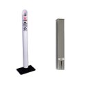 Ver imagem 1 de Kit Lixeira E Porta Copo Descartavel Inox Pvc Café 50ml