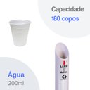 Ver imagem 3 de Kit Lixeira e Porta Copo Descartavel Inox Pvc Água 200Ml