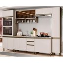 Ver imagem 1 de Cozinha Completa Connect (2 Aéreos, 2 Balcões, 2 Paneleiros, 1 Complemento) 7 Peças Duna/cristal