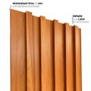 Ver imagem 2 de Painel Ripado em Barra 250x134cm Mdf Dalla Costa