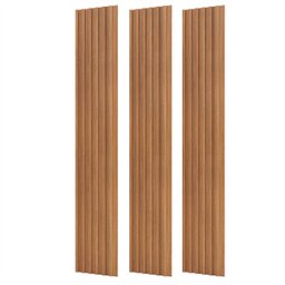 Painel Ripado em Barra 250x134cm Mdf Dalla Costa - 1