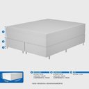 Ver imagem 6 de Colchão Queen Espuma D33 Extra Firme Probel 22cm Branco/Bege