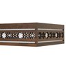 Luminária Decorativa Madeira Plafon Porto Belo Quad 30cm - 4
