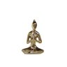 Estatua Yoga Meditação Dourada + Bandeja + Palavra Amor - 4