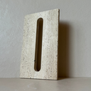 Ver imagem 5 de Porta Lenço Lineare Mármore Travertino Romano Bruto Vintage