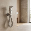 Ver imagem 2 de Ducha Higiênica Lux Cromada em Inox Premium com Mangueira Metálica - Cozix