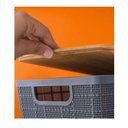 Ver imagem 3 de Caixa Organizadora com Tampa de Bambu - 4L - Cinza - Oikos