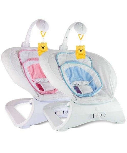 Cadeira Vibratória De Descanso Menina Rosa Bebê Até 15 Kg Zoop Toys - 1
