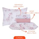 Ver imagem 3 de Jogo de Cama Casal Duplo 4 Peças Sultan Sonhare Bronze Lisboa