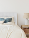 Ver imagem 1 de Cabeceira Ripada branca Cama queen Modular 168x60 sem furos