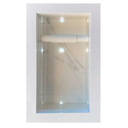 Ver imagem 1 de Porta Papel Higiênico Porcelanato Branco Carrara