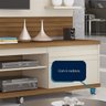 Rack com Painel para Sala Tv até 50 Polegadas - Mod.2033 Cor:off White/freijó - 6