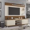 Rack com Painel para Sala Tv até 50 Polegadas - Mod.2033 Cor:off White/freijó - 2