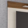 Rack com Painel para Sala Tv até 50 Polegadas - Mod.2033 Cor:off White/freijó - 3