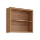 Ver imagem 3 de Módulo Cozinha Mgm Eloise Armário C/2 Portas Basculante Riscadas 80 Cm Freijo/off White-mgm