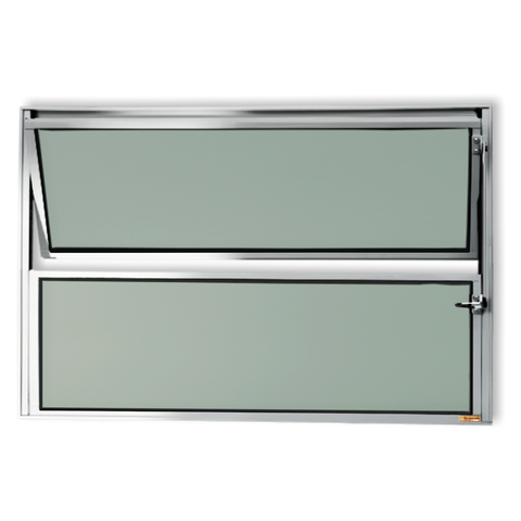 Basculante Alumínio 40 x 80 Master V.Boreal Anod.Brilhante Brimak
