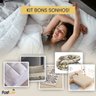 Kit Sono - Pillow Top + Body Pillow + Jogo de Cama + Tapete Passadeira + Edredom Casal Fastlar - 1
