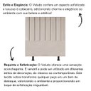 Ver imagem 5 de Cabeceira Cama Casal Queen Size 160 Cm Catarina Veludo e Frame:bege