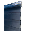 Ver imagem 3 de Persiana Rolo Zebra Total Preta 160 (l) X 160 (a) Cm Cortina e Bandô Preto Double Vision 1,60 X 1,60