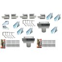 Ver imagem 2 de Kit Calha Telhado Beiral 12metros Calha Galvanizada