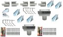 Ver imagem 1 de Kit Calha Telhado Beiral 12metros Calha Galvanizada
