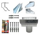 Ver imagem 1 de Kit Calha Telhado Beiral 2 Metros Calha Galvanizada