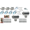 Ver imagem 2 de Kit Calha Telhado Beiral 8 Metros Calha Galvanizada