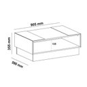 Ver imagem 4 de Conjunto 4 Peças Sala de Estar Mesa de Detroit e Aparador Malibu e Painel Slim e Rack Vivaldi