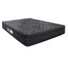 Cama Box Baú Bipartido Casal + Colchão Portobel de Mola Arezzo Black Light - 2