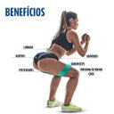 Ver imagem 6 de Kit Com 3 Faixas Elásticas Exercício Hip Pilates Funcional