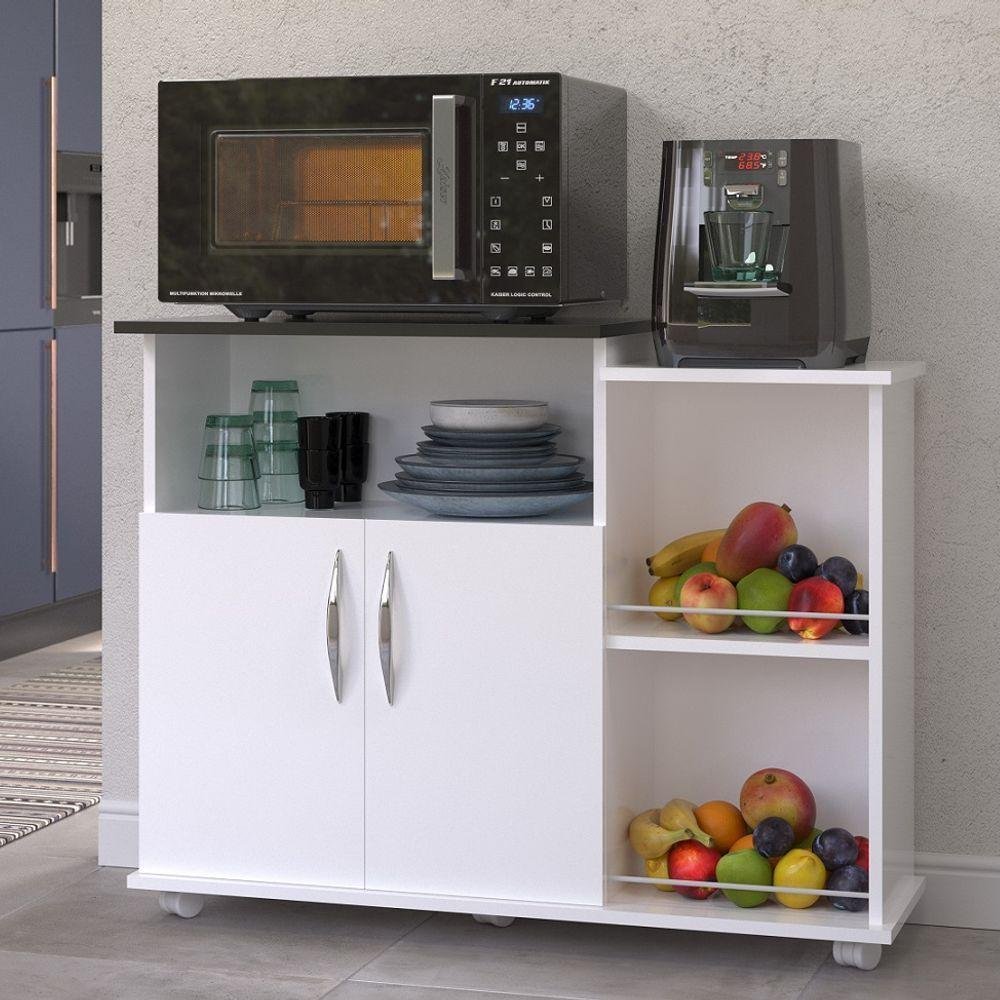 Suporte Multiuso Duplex Fruteira Cozinha Organizador Eletro