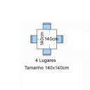 Ver imagem 3 de Toalha de Mesa Jacquard Estampado 4 Lugares - Costela de Adão