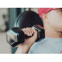 Ver imagem 7 de Dumbbell sextavado emborrachado (Par) 2KG - Preto