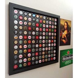 Quadro Decorativo Porta Tampinhas Presente Amigo Black 144 - 4