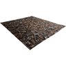 Tapete de couro marrom exótico escuro 3,00x3,50 c/b peça 10 - 2
